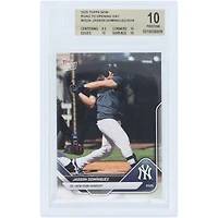 Jasson Domínguez New York Yankees 2025 Topps Now Road to Opening Day #OD-24 BGS Authenticated 10 Card - 9.5,10,10,10 Subgrades