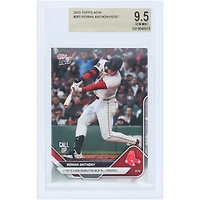 Roman Anthony Boston Red Sox 2025 Topps Now 1st Hit is 2-Run Double For MLB No. 1 Prospect #285 BGS Authenticated 9.5 Card