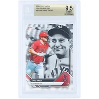Mike Trout Los Angeles Angels 2025 Topps Now Lou Gehrig Day #LGD-MT BGS Authenticated 9.5 Card