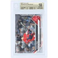 Marcelo Mayer Boston Red Sox 2025 Topps Now Connects For 1st Career HR at Yankee Stadium #266 BGS Authenticated 10 Rookie Card - 10,10,10,9.5 Subgrades