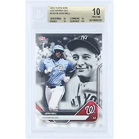 Josh Bell Washington Nationals 2025 Topps Now Lou Gehrig Day #LGD-JB BGS Authenticated 10 Card - 10,10,10,9.5 Subgrades