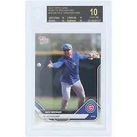 Nico Hoerner Chicago Cubs 2025 Topps Now Road to Opening Day Black Label #OD-205 BGS Authenticated 10 Card - 10,10,10,10 Subgrades