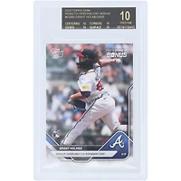 Grant Holmes Atlanta Braves 2025 Topps Now Racks up Career-High 15Ks in Dominant Start Black Label #ODB9 BGS Authenticated 10 Rookie Card - 10,10,10,10 Subgrades