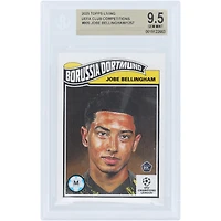 Jobe Bellingham Borussia Dortmund 2025 Topps Living #805 BGS Authenticated 9.5 Rookie Card