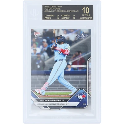 Vladimir Guerrero Jr. Toronto Blue Jays 2025 Topps Now 2025 MLB All-Star Game Selection - AL Black Label #ASG-VGJ BGS Authenticated 10 Card - 10,10,10,10 Subgrades