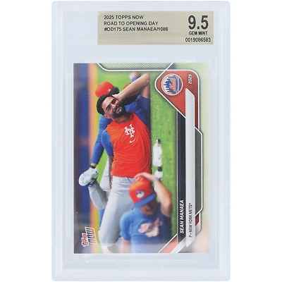 Sean Manaea New York Mets 2025 Topps Now Road to Opening Day #OD-175 BGS Authenticated 9.5 Card
