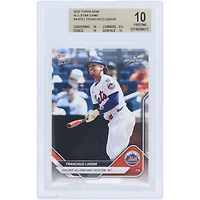 Francisco Lindor New York Mets 2025 Topps Now 2025 MLB All-Star Game Selection NL #ASG-FL BGS Authenticated 10 Card - 10,9.5,10,10 Subgrades