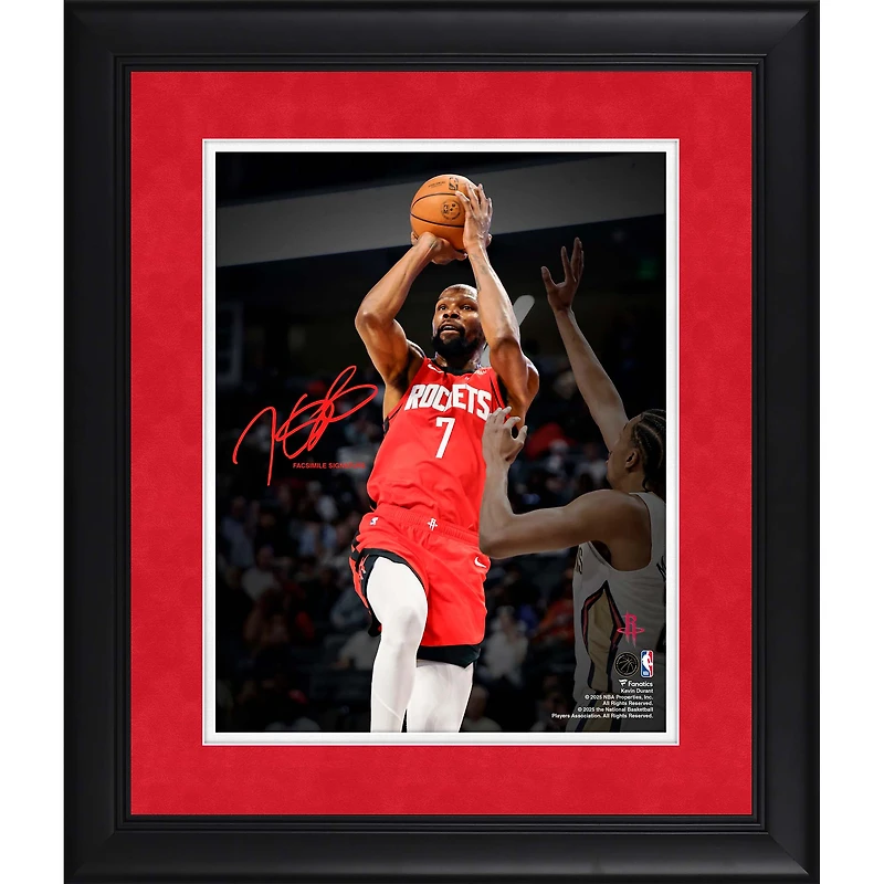 Kevin Durant Houston Rockets Facsimile Signature Framed 11" x 14" Spotlight Photograph