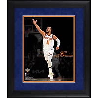 Jalen Brunson New York Knicks Facsimile Signature Framed 11" x 14" Spotlight Photograph