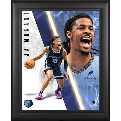Ja Morant Memphis Grizzlies Framed 13" x 16" Radiance Collage