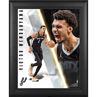 Victor Wembanyama San Antonio Spurs Framed 13" x 16" Radiance Collage