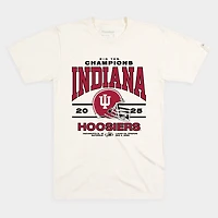 Unisex Homefield  Cream Indiana Hoosiers 2025 Big Ten Football Champions T-Shirt