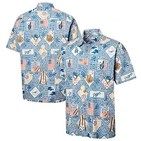 Men's Reyn Spooner  Blue Los Angeles Dodgers Americana Button-Up Shirt