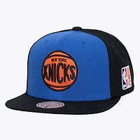 Men's Mitchell & Ness  Blue New York Knicks Hardwood Classics Legendary Home Snapback Hat