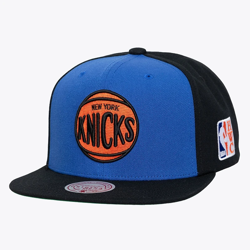Men's Mitchell & Ness Blue New York Knicks Hardwood Classics Legendary Home Snapback Hat