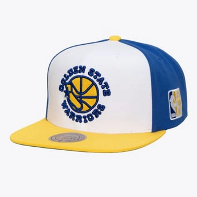 Men's Mitchell & Ness White Golden State Warriors Hardwood Classics Legendary Home Snapback Hat