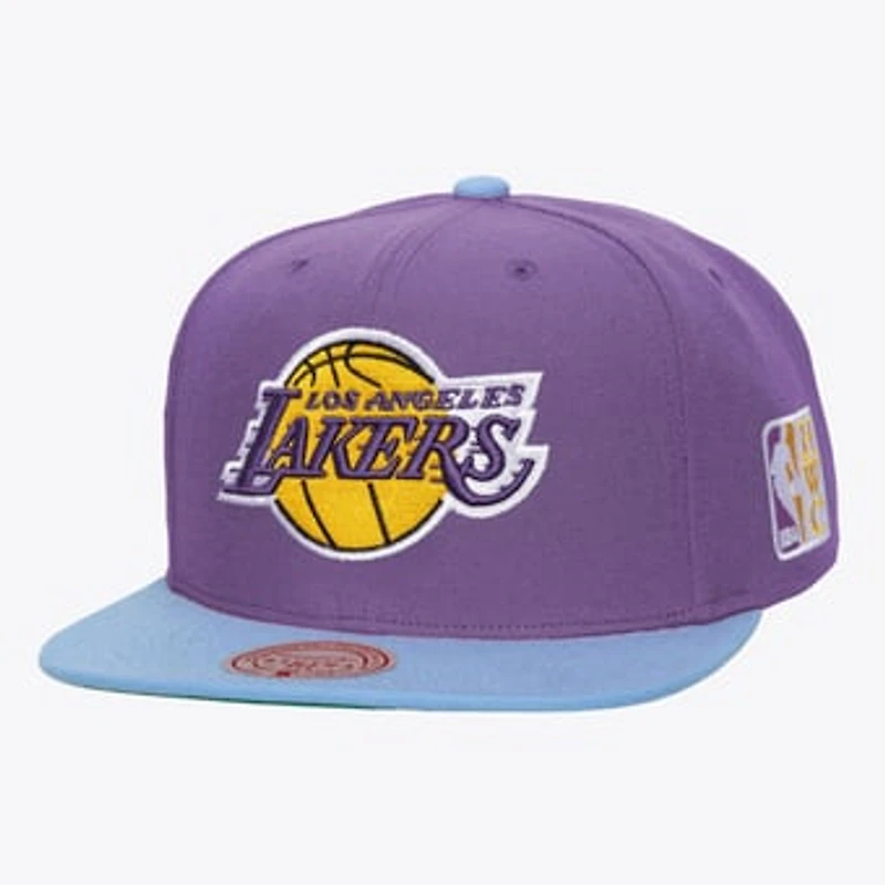 Men's Mitchell & Ness Purple Los Angeles Lakers Hardwood Classics Legendary Home Snapback Hat