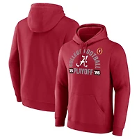 Men's  Crimson Alabama Crimson Tide 2025-26 College Football Playoff Touchdown Glory Hoodie