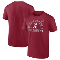 Men's Crimson Alabama Crimson Tide 2025-26 College Football Playoff Touchdown Glory T-Shirt