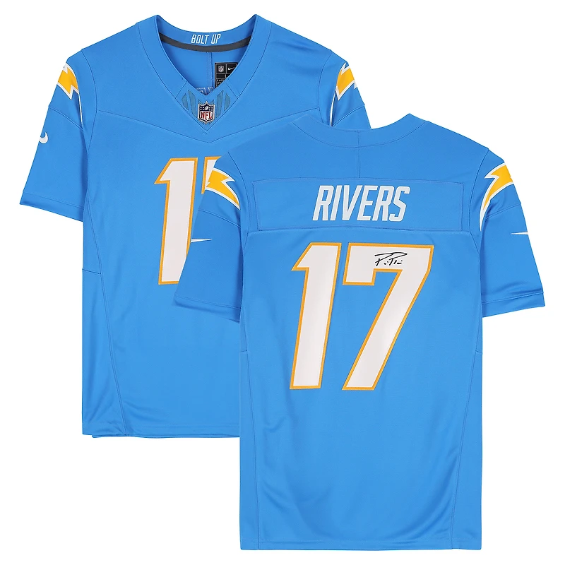 Philip Rivers San Diego Chargers Autographed Powder Blue Nike Vapor Fuse Limited Jersey