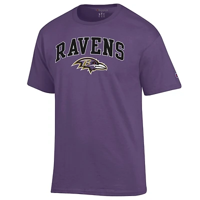 Men's Champion Baltimore Ravens Arch Over Logo T-Shirt