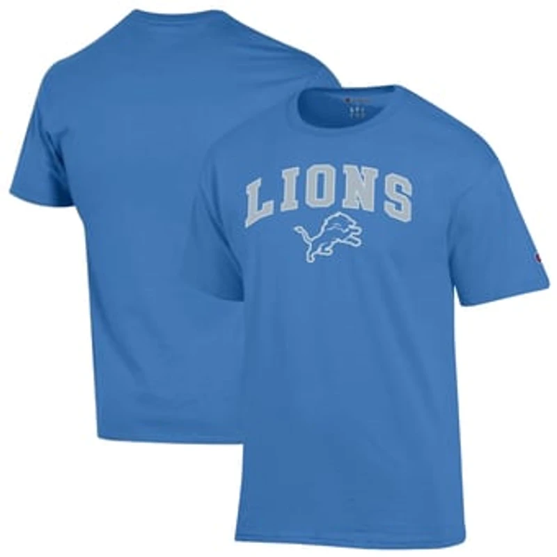 Men's Champion Detroit Lions Arch Over Logo T-Shirt