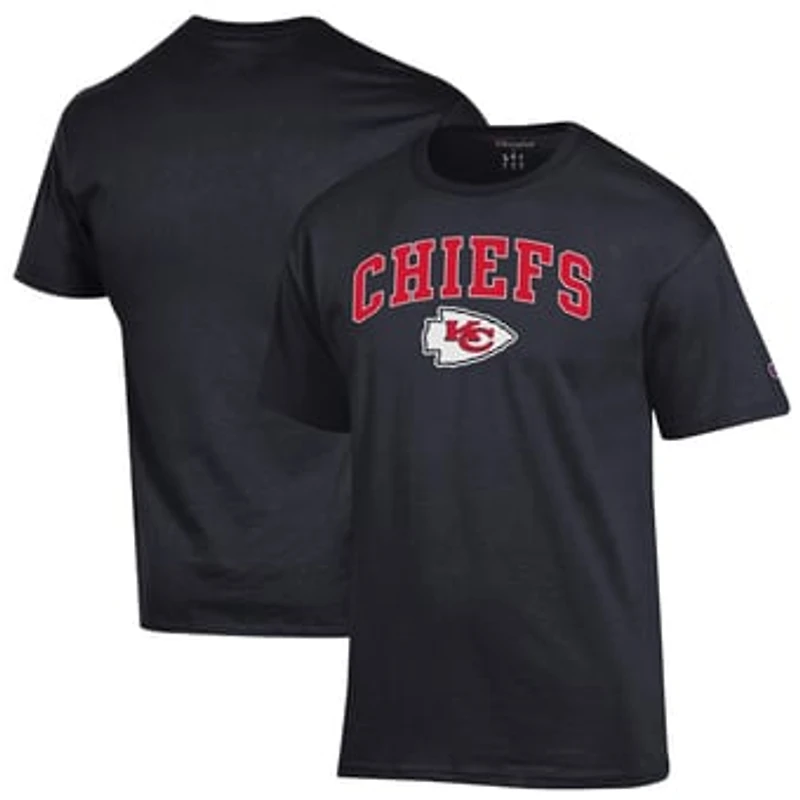 Men's Champion Kansas City Chiefs Arch Over Logo T-Shirt