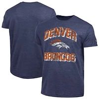 Men's Champion  Navy Denver Broncos Ultimate Tri-Blend T-Shirt