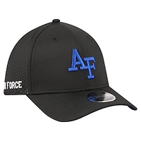 Men's New Era  Black Air Force Falcons 39THIRTY M-Crown Stretch Hat