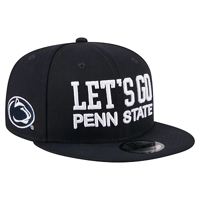 Men's New Era  Navy Penn State Nittany Lions Go Team 9FIFTY Snapback Hat