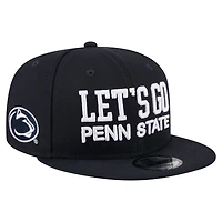 Men's New Era  Navy Penn State Nittany Lions Go Team 9FIFTY Snapback Hat