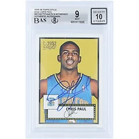 Chris Paul New Orleans Hornets Autographed 2005-06 Topps 1952 Style #154 Beckett Fanatics Witnessed Authenticated /10 Rookie Card