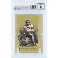 Roger Staubach Dallas Cowboys Autographed 2005 Donruss Classics #117 #/1000 Beckett Fanatics Witnessed Authenticated 10 Card