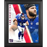Cam Skattebo New York Giants Framed 13" x 16" Radiance Collage