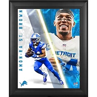 Amon-Ra St. Brown Detroit Lions Framed 13" x 16" Radiance Collage