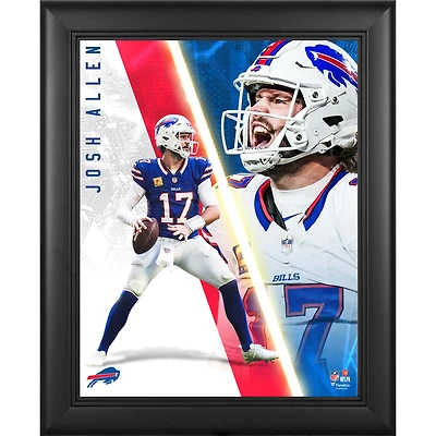 Josh Allen Buffalo Bills Framed 13" x 16" Radiance Collage
