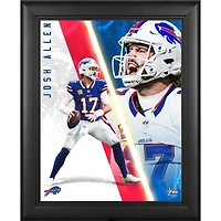 Josh Allen Buffalo Bills Framed 13" x 16" Radiance Collage