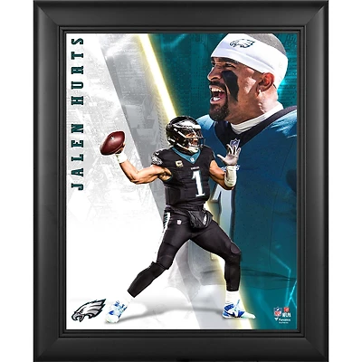 Jalen Hurts Philadelphia Eagles Framed 13" x 16" Radiance Collage
