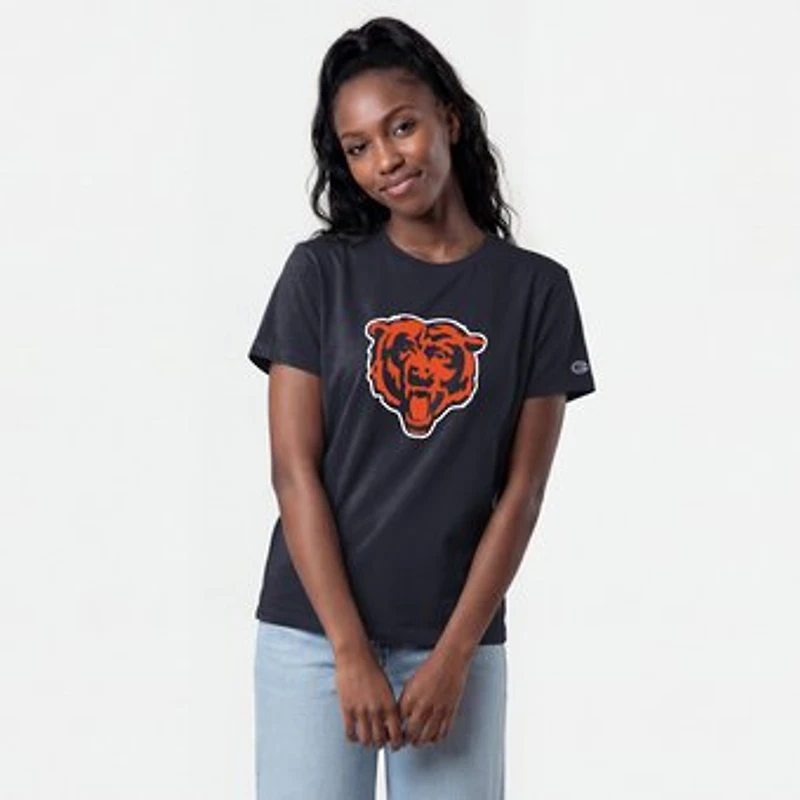 Women's Champion Navy Chicago Bears Logo T-Shirt