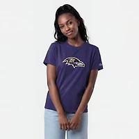 Women's Champion  Purple Baltimore Ravens Logo T-Shirt