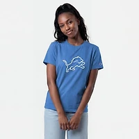 Women's Champion  Blue Detroit Lions Logo T-Shirt