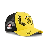 Unisex Puma Lewis Hamilton Yellow/Black Scuderia Ferrari Replica Silverstone Adjustable Trucker Hat