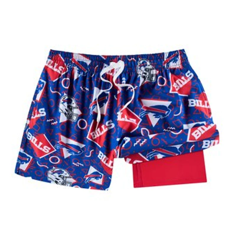 Men's Chubbies Blue Buffalo Bills Game Day Fit Classic Lined Swim Trunks