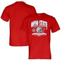 Unisex Blue 84  Scarlet Ohio State Buckeyes College Football Playoff 2025 Cotton Bowl T-Shirt