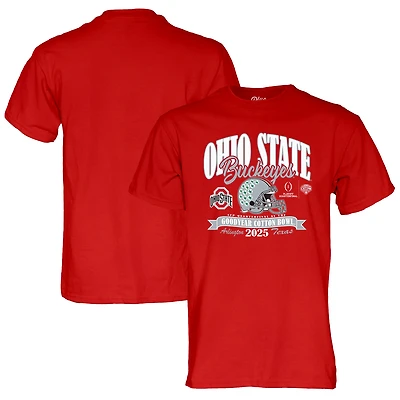 Unisex Blue 84  Scarlet Ohio State Buckeyes College Football Playoff 2025 Cotton Bowl T-Shirt