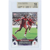 Rio Ngumoha Liverpool 2025-26 Topps Now Liverpool's Youngest-Ever Premier League Goalscorer #11 BGS Authenticated 10 Rookie Card - 9.5,10,10,10 Subgrades