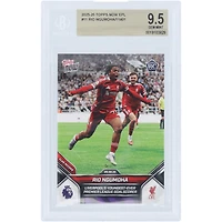 Rio Ngumoha Liverpool 2025-26 Topps Now Liverpool's Youngest-Ever Premier League Goalscorer #11 BGS Authenticated 9.5 Rookie Card