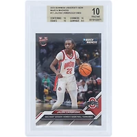 Jaloni Cambridge Ohio State Buckeyes 2025 Bowman University Now March Madness #11 BGS Authenticated 10 Card - 10,10,10,9.5 Subgrades