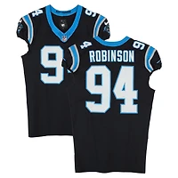 A'Shawn Robinson Carolina Panthers Game-Used #94 Black Nike Jersey vs. Los Angeles Rams on November 30, 2025