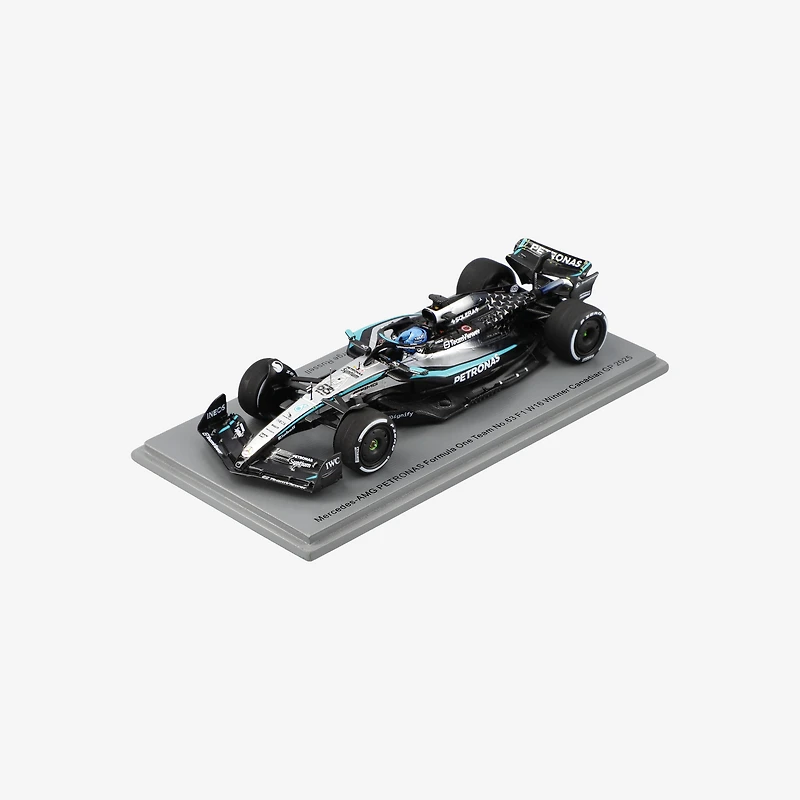 Spark Models  Mercedes-AMG Petronas F1 Team 2025 George Russell Canadian Grand Prix Winner #63 1:43 Scale Die-Cast Car